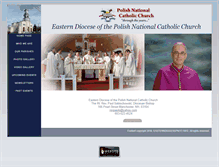 Tablet Screenshot of easterndiocesepncc.org